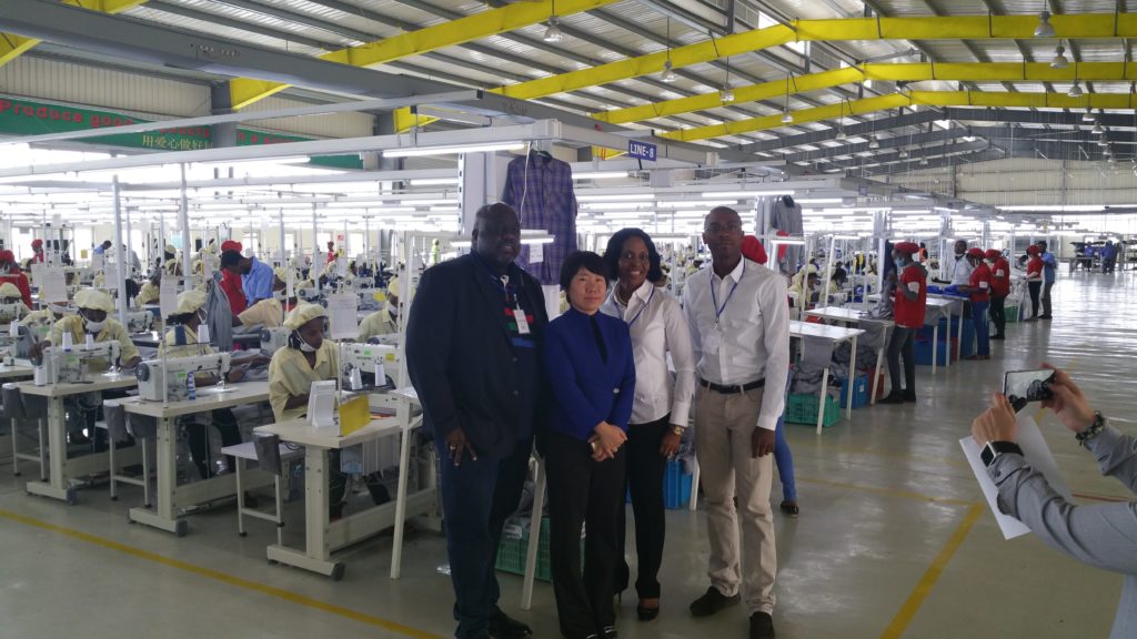 Afreximbank team tours C&H Garments’ Addis Ababa’s factory African